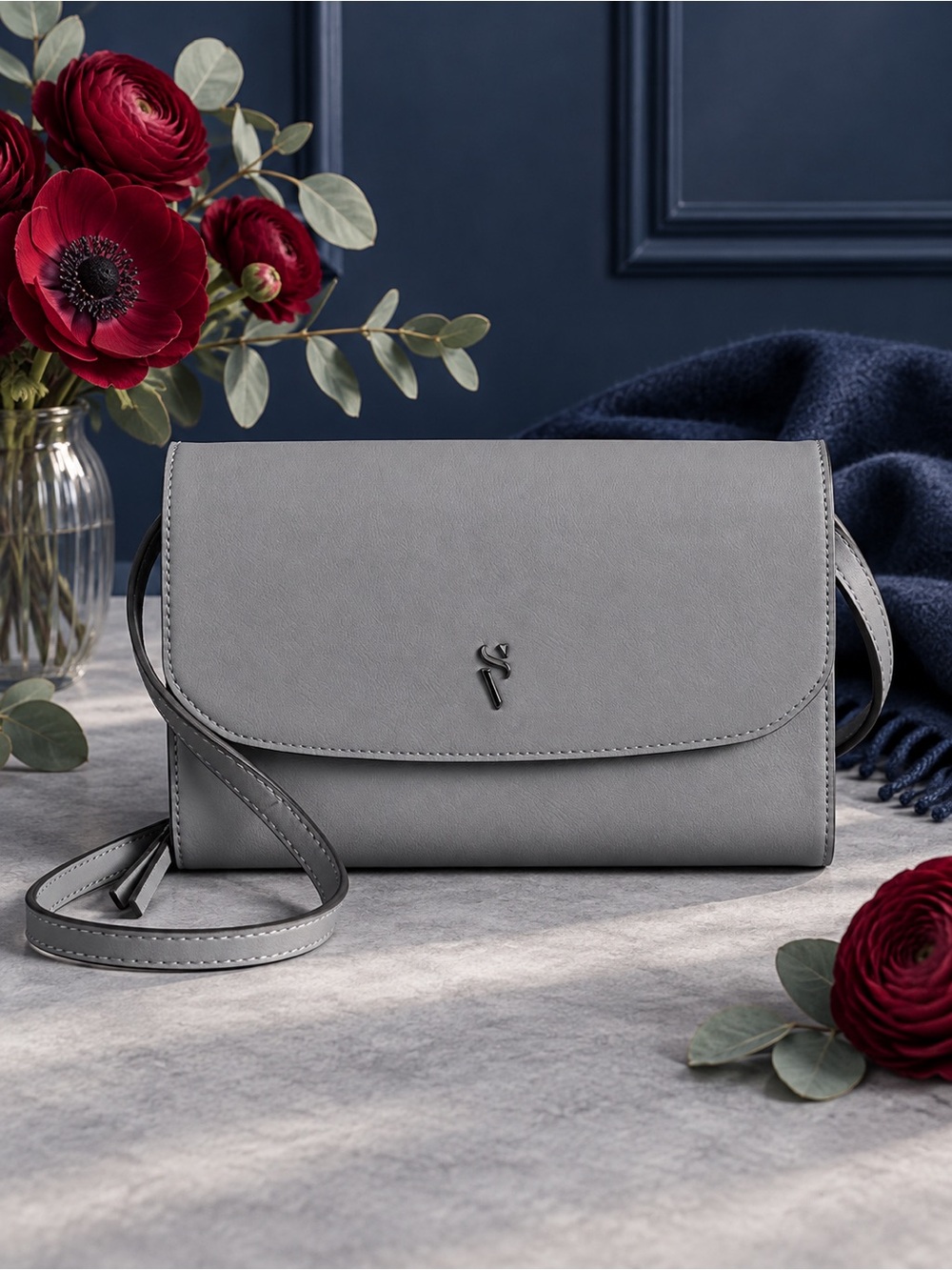 Simply Vera by Vera Wang Gray Crossbody Bag for Kohl’s